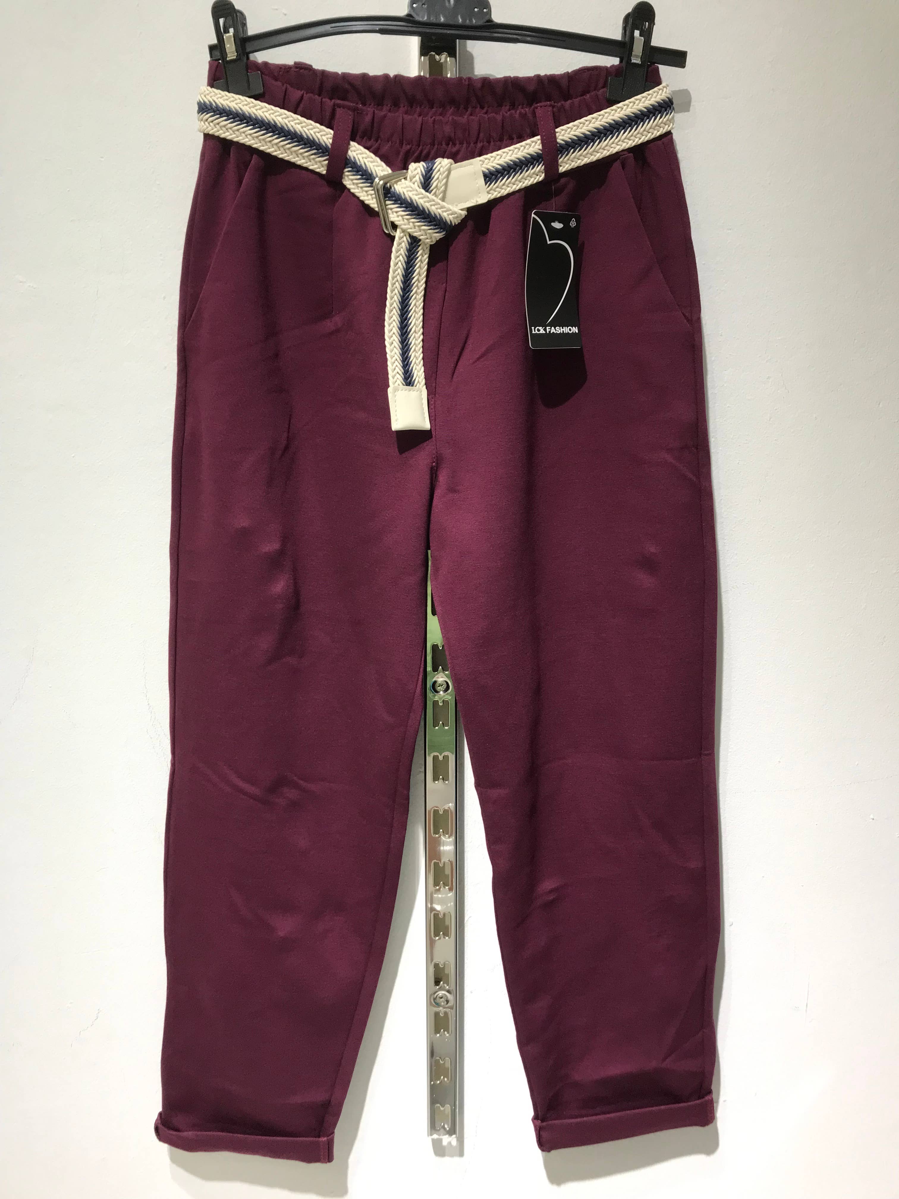 Only Yuan – wholesale Pants – Women's – ref 20371 trousers with belt4