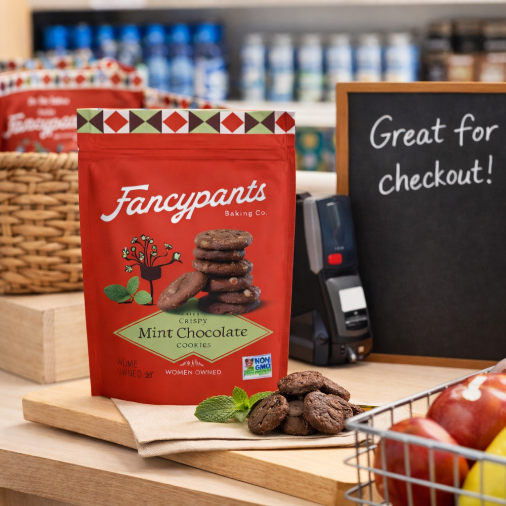 Fancypants Baking Co. - Wholesale Cookie - Mint Chocolate Cookies | Premium Snacks | 12 pack | 5oz3