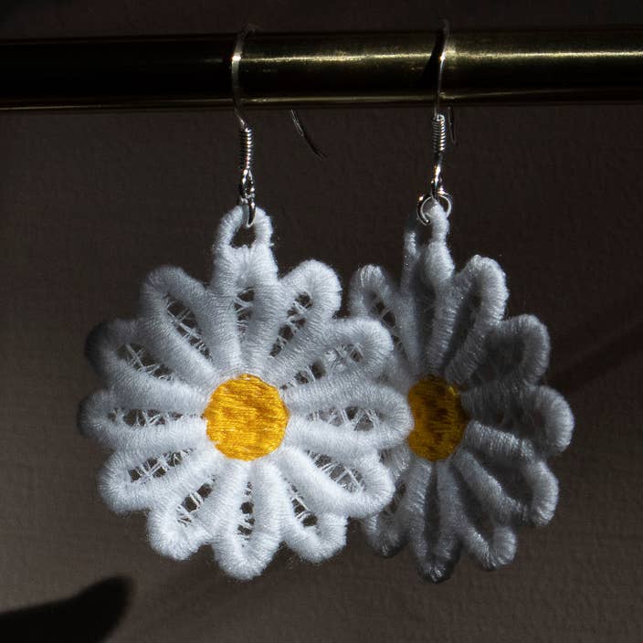 Daisy Earrings - Oeko-Tex for wholesale by Olivia Lara