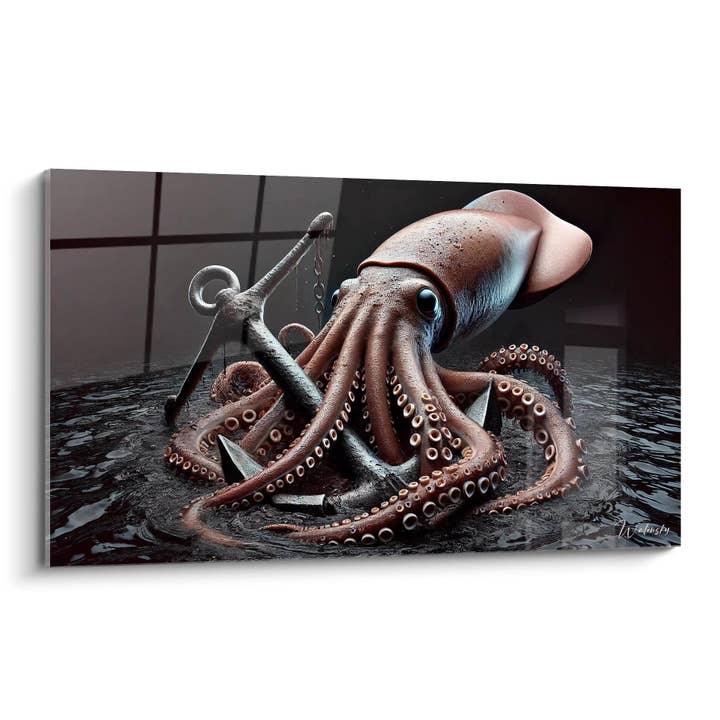 Ozeanwächter-Tafel - Tintenfisch-Tieredition für den Großhandel von Walensky