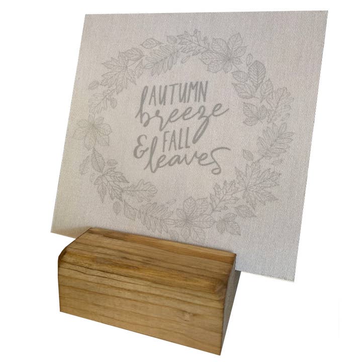 Mini Canvas, Autumn Breeze Fall Leaves, Fall Shelf Decor for wholesale by Graphically Speaking Design