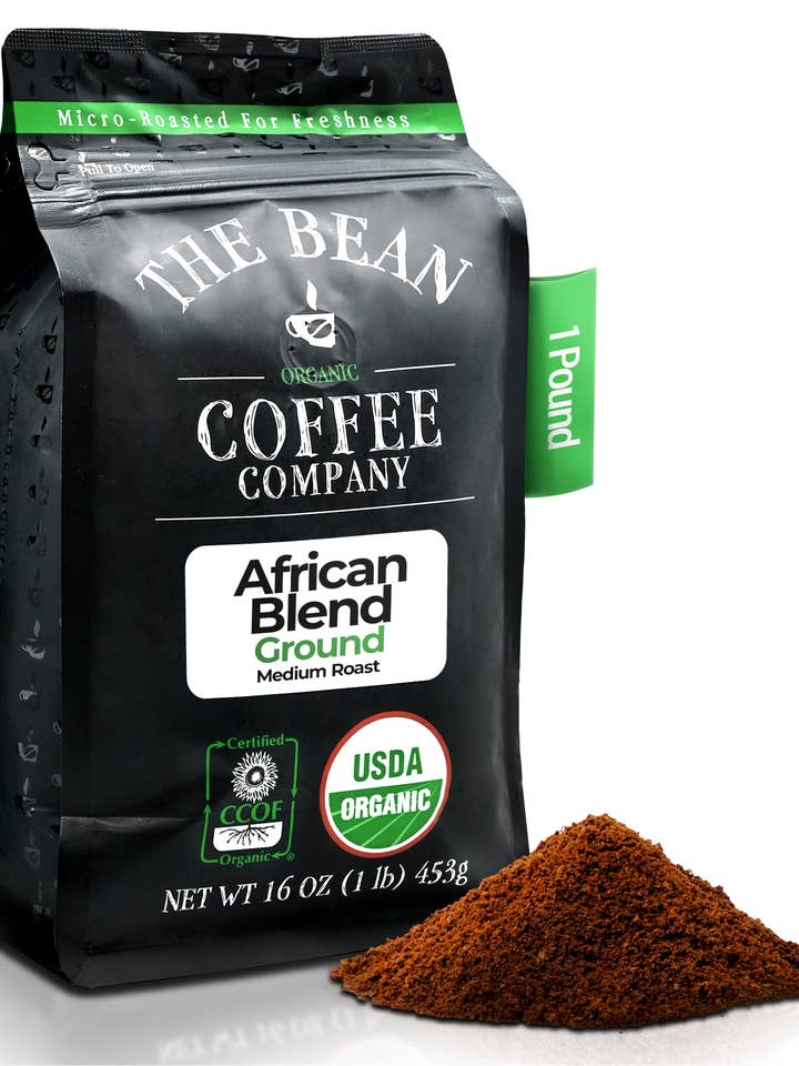 Organic African Blend Coffee for wholesale by The Bean Coffee Company