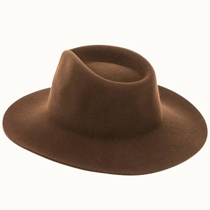 Olive & Pique - Wholesale Fedora - Women's - 100% Australian Wool Classic Stiff Brim Rancher Hat 1