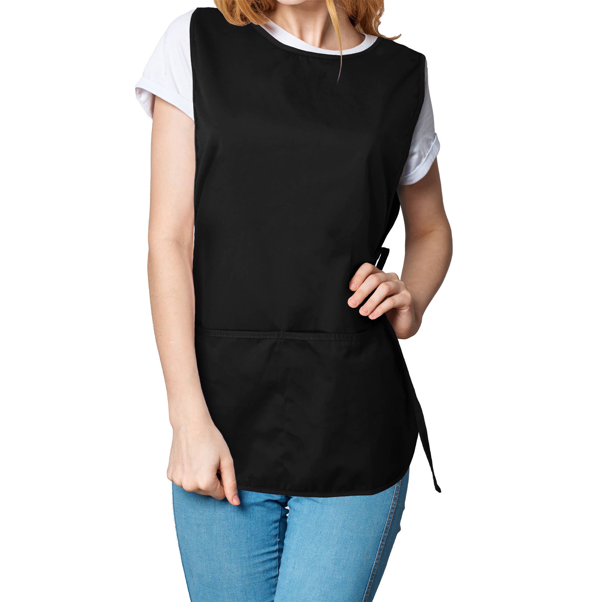 Dalix - Wholesale Apron - DALIX Cobbler Apron 2 Pockets Smock Regular 28.5" x 18.5"5