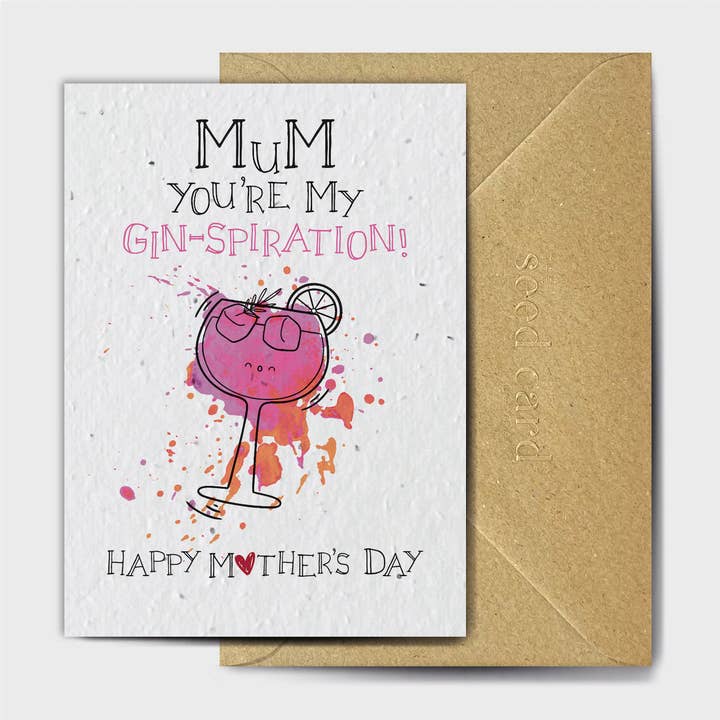 Pink Is Definitely Best for wholesale by The Seed Card Company