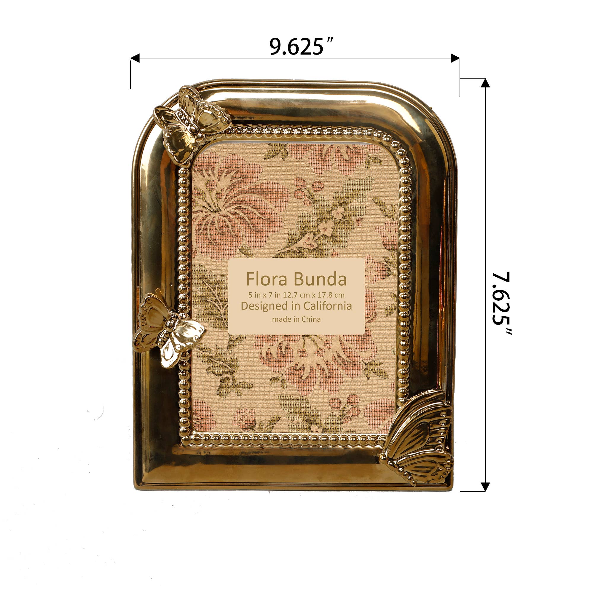 Flora Bunda Inc - Wholesale Picture Frame - Gold Butterfly Decorative Photo Frame1