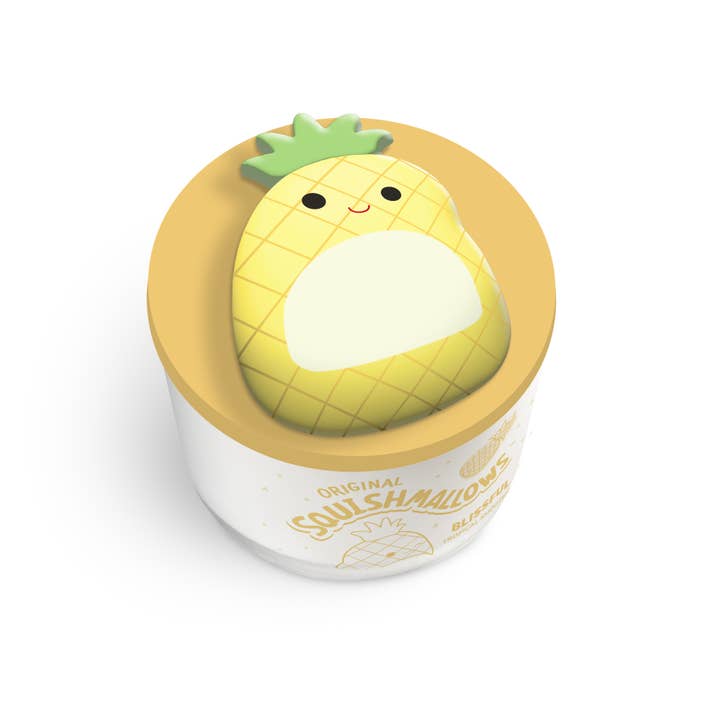 Studio Oh! - Wholesale Jar/Filled Candle - Squishmallows Maui 12 oz Candle with Squishable Puff1