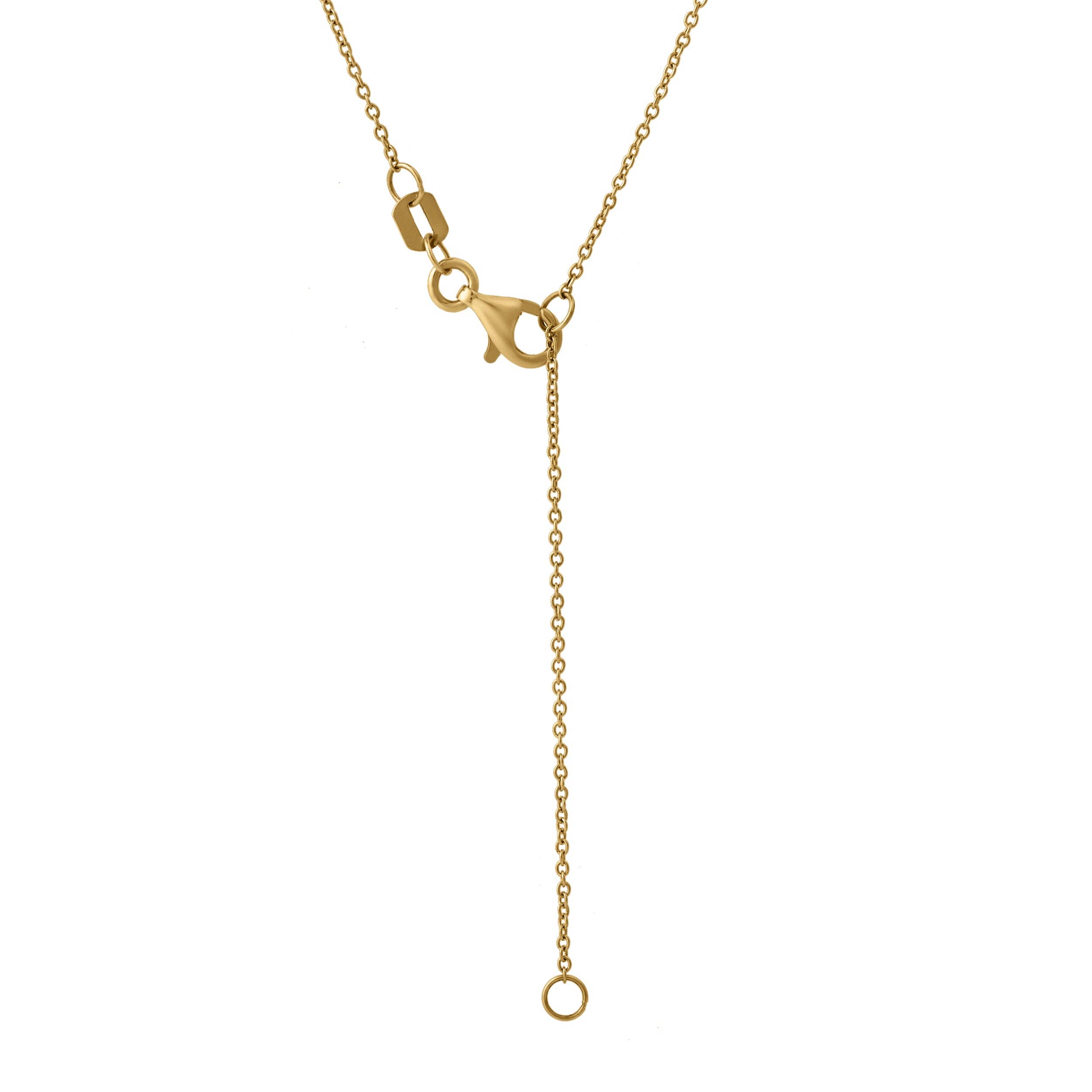 LuvMyJewelry (LMJ) - Wholesale Pendant/Charm Necklace - Oryssa 14K Yellow Gold Lab Grown Diamond Necklace – 0.5 Ct3