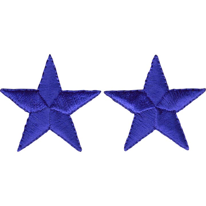 Square Deal Recordings & Supplies - Wholesale Patch - Patch - Star - 1.375 Inch - Set Of Two - Three Color Options2