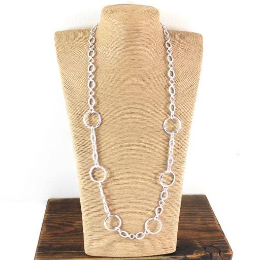 Pretty Persuasions - Wholesale Link & Chain Necklace - N20113 Long Chain Necklace