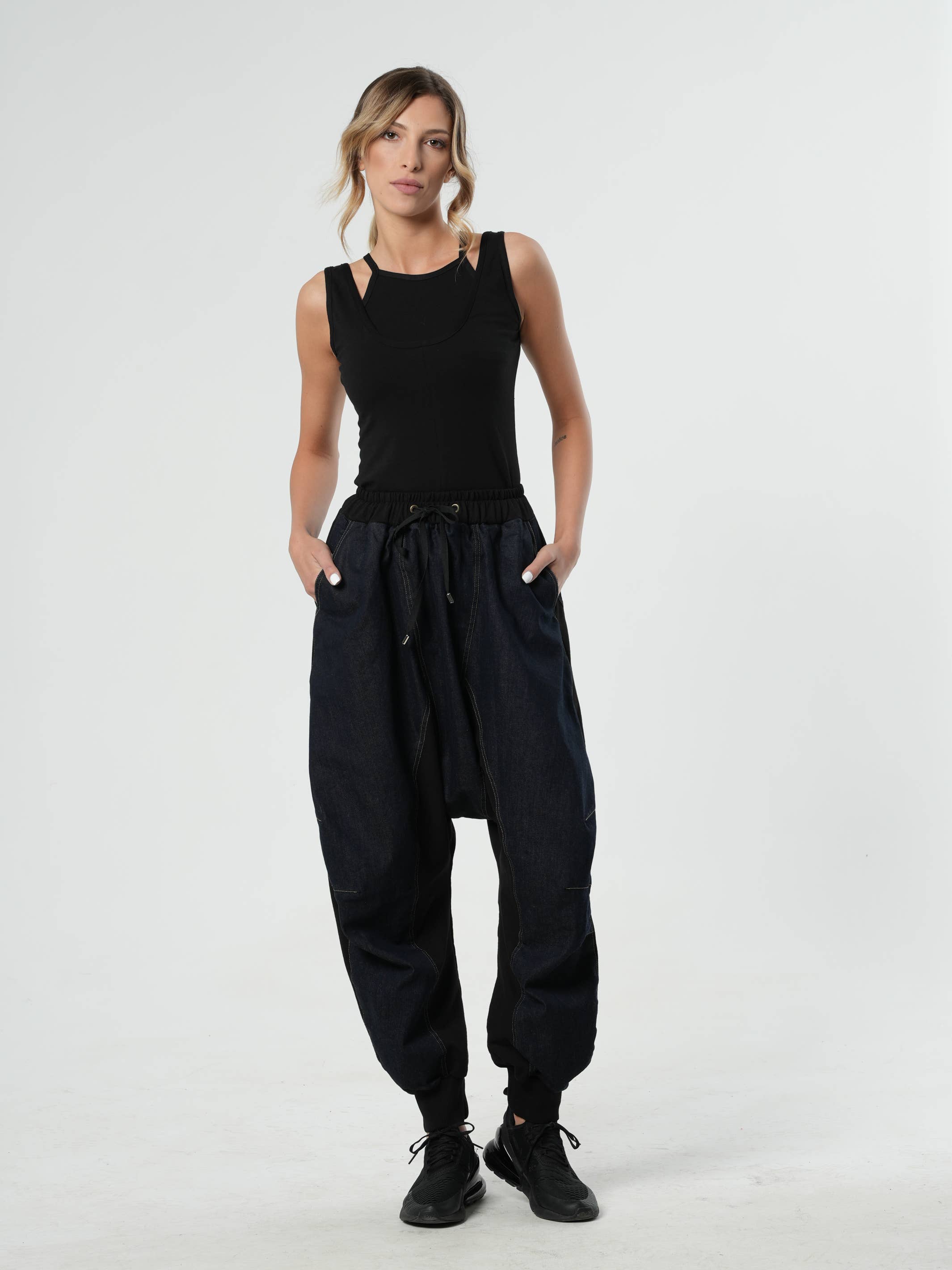 Metamorphoza - Wholesale Pants - Women's - Wide Leg Denim Pants4