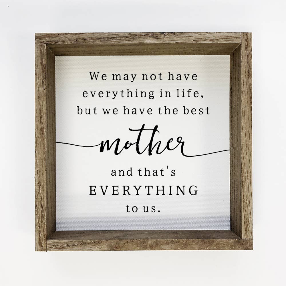 Hangout Home – wholesale Sign – Mother's Day Farmhouse Wood Sign - Best Mother Quote Gift0