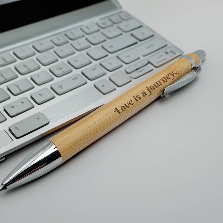 Laser Engraved Personalised Wooden Pen Customized small Gift (Copy) for wholesale by Harkak Creative