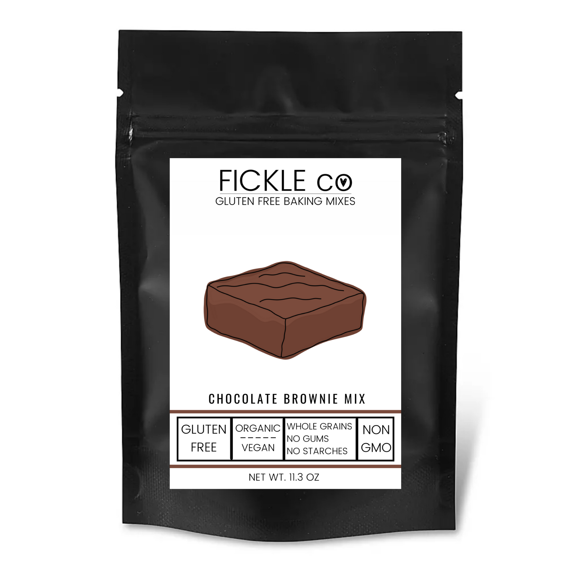 FICKLE co – wholesale Brownie mix – GLUTEN FREE + VEGAN CHOCOLATE BROWNIE MIX0