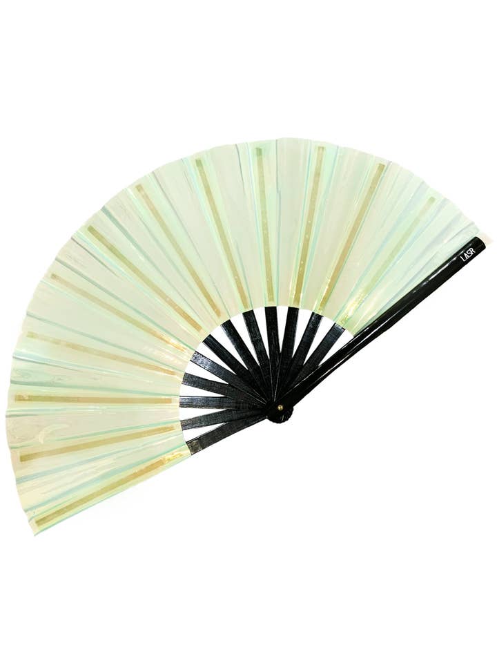 Frost Bite Iriserande Fluid Rave-fläkt för wholesale av LASR