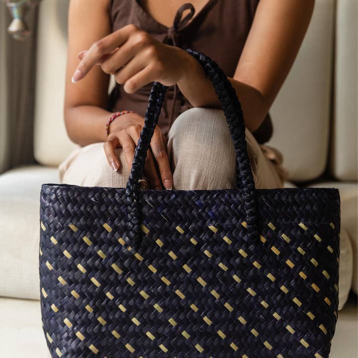 Village Thrive - Wholesale Beach Bag - Cove Rattan Beach Tote Bag14