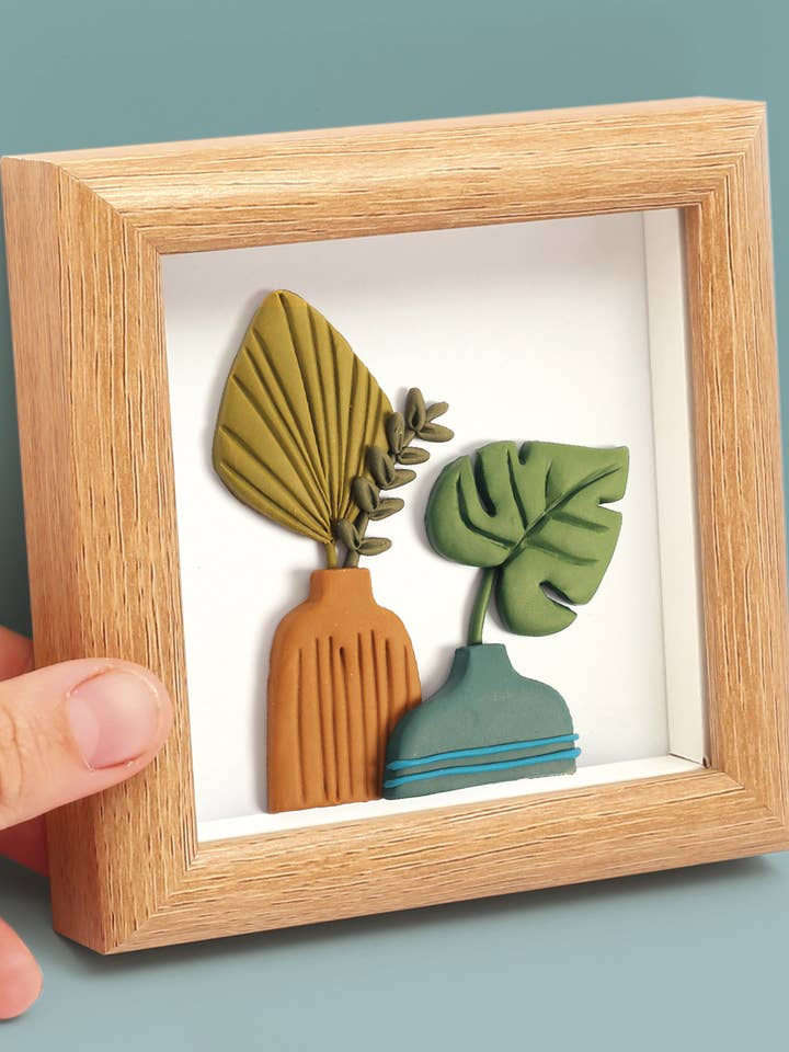 MINIATURE RAMMESÆT FIMO VASE for engroshandel hos Graine Créative