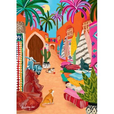 Pieces & Peace - Vente Puzzle – adulte - Puzzle 1000 Pièces - Souk Marrakech #1