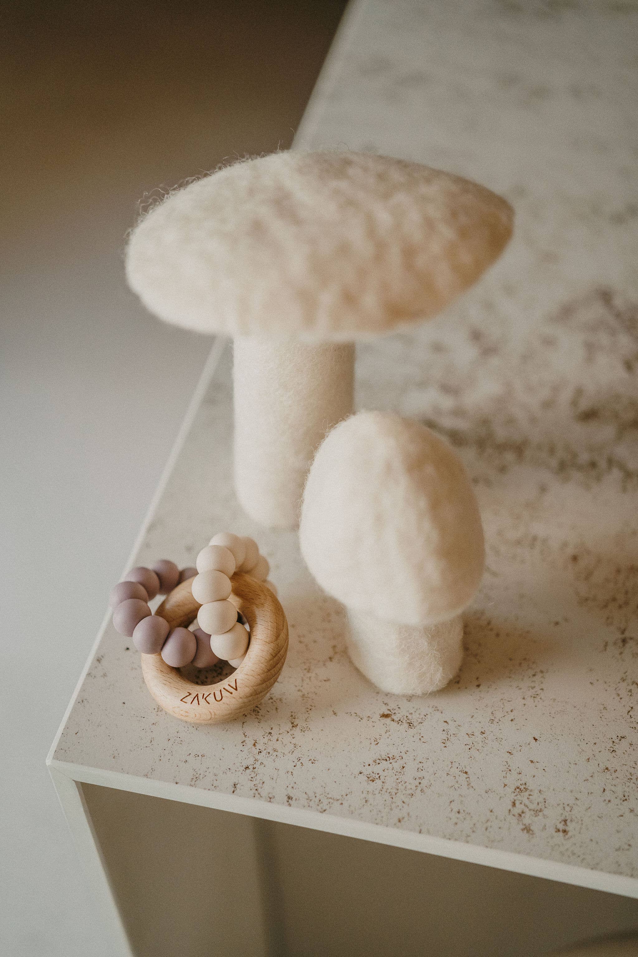 Zakuw - Vente Anneau de dentition sans clip – bébé - Anneau de dentition Sedna - bois & silicone9