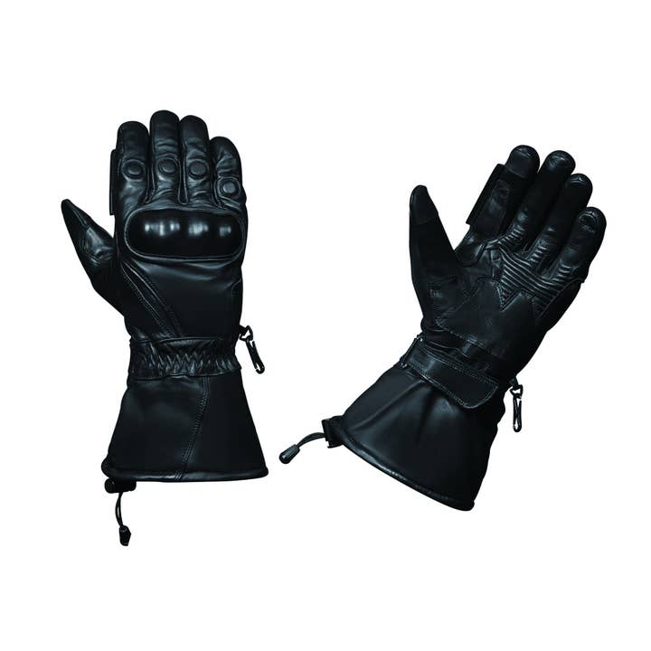 8197,00 - Herrehandsker i læder med beskyttende manchet for engroshandel hos Unik International Inc