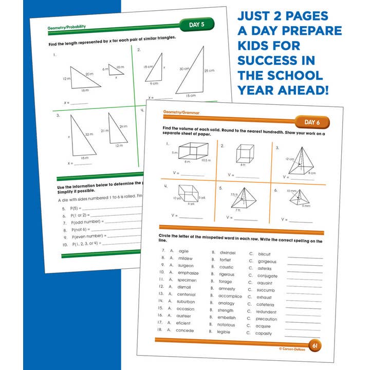 Carson Dellosa Education - Wholesale Book - Kids - Summer Bridge Activities®, Grades 7 - 8