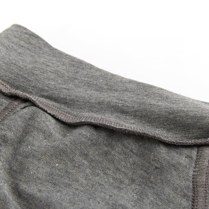 Lulu Funk – wholesale Underwear – Child – Bamboo and Organic Cotton Boys Underwear Y-front - Dark Grey Marle6