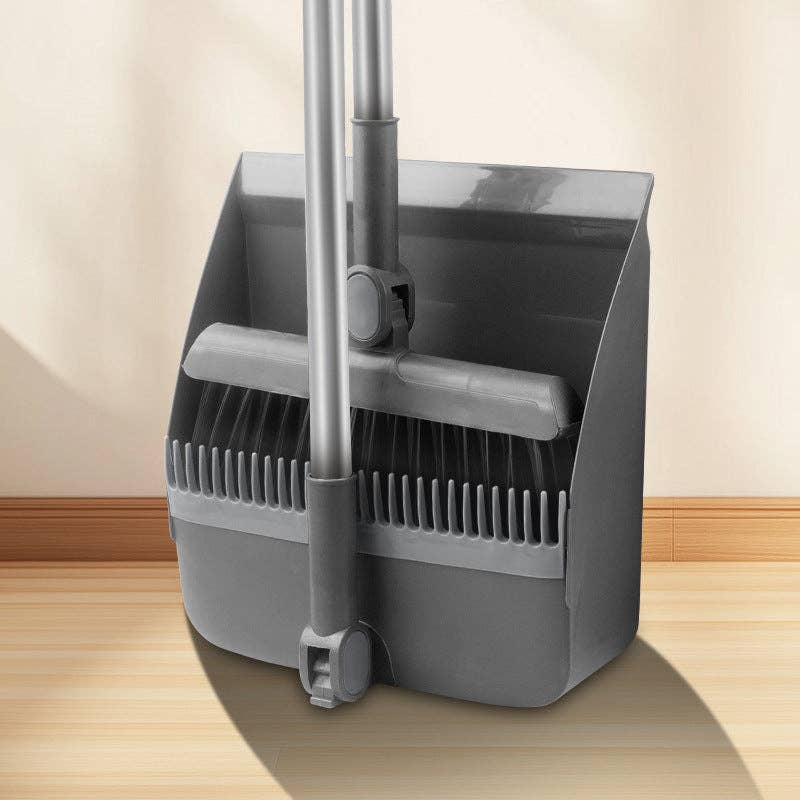 Hair Imports NYC - Wholesale Cleaning Brush - 3-in-1 Salon Broom & Dustpan Set - Hair-Free Cleaning System3