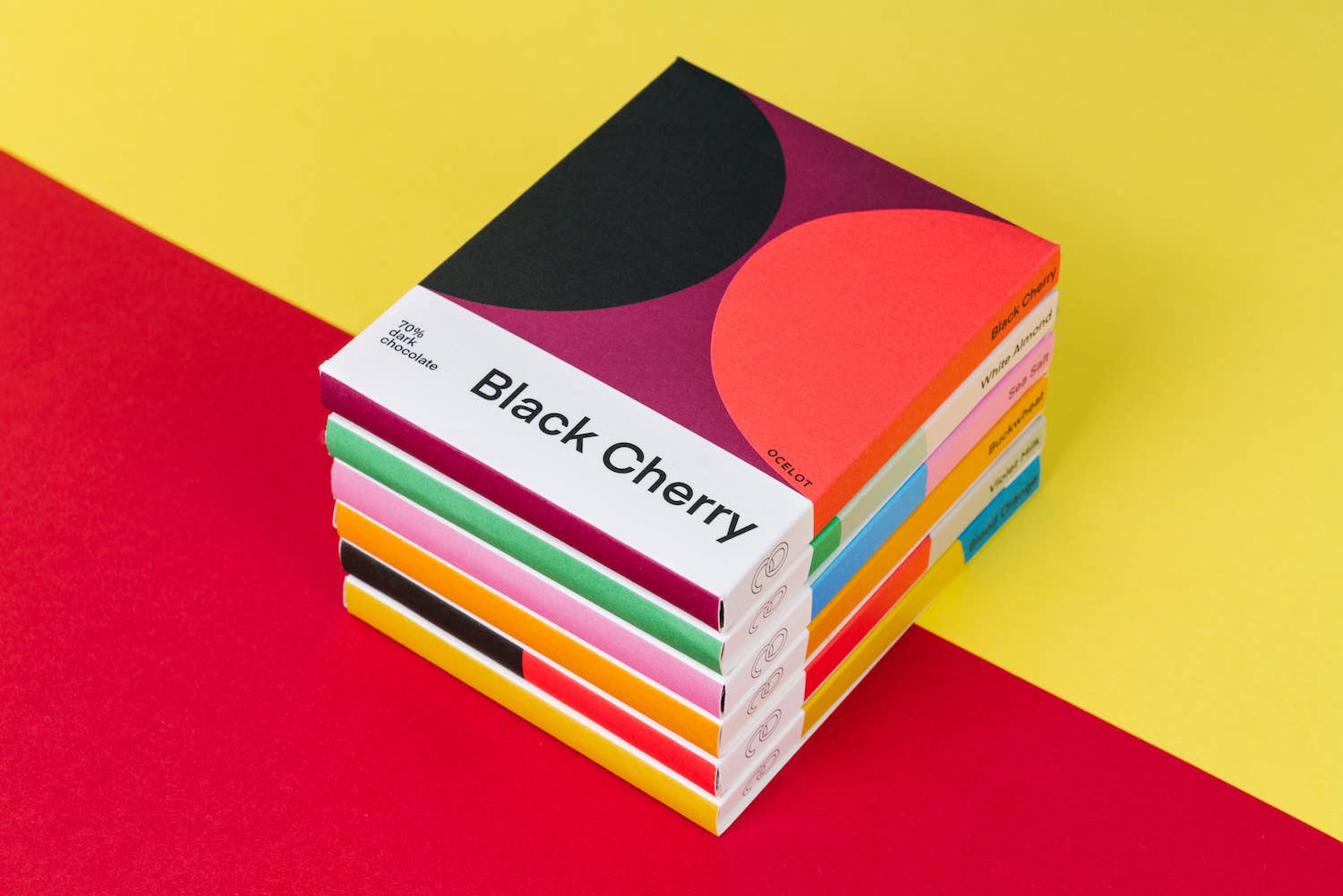 Ocelot Chocolate - Wholesale Chocolate Bar - Black Cherry - award winning Organic 70% dark choc bar, 70g2