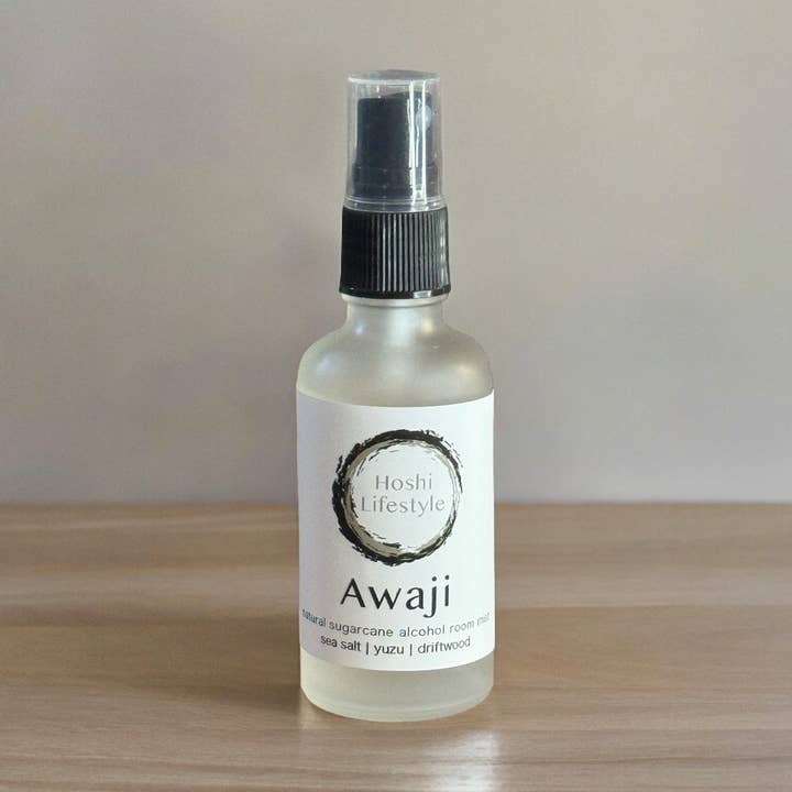 Awaji Hand Poured Room Mist - 2oz Bottle for wholesale by Hoshi Lifestyle