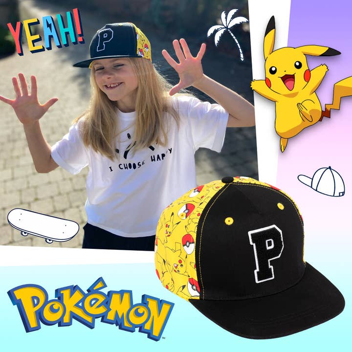 Fringoo Group Ltd - Wholesale Baseball Cap - Kids - Pikachu Baseball Cap