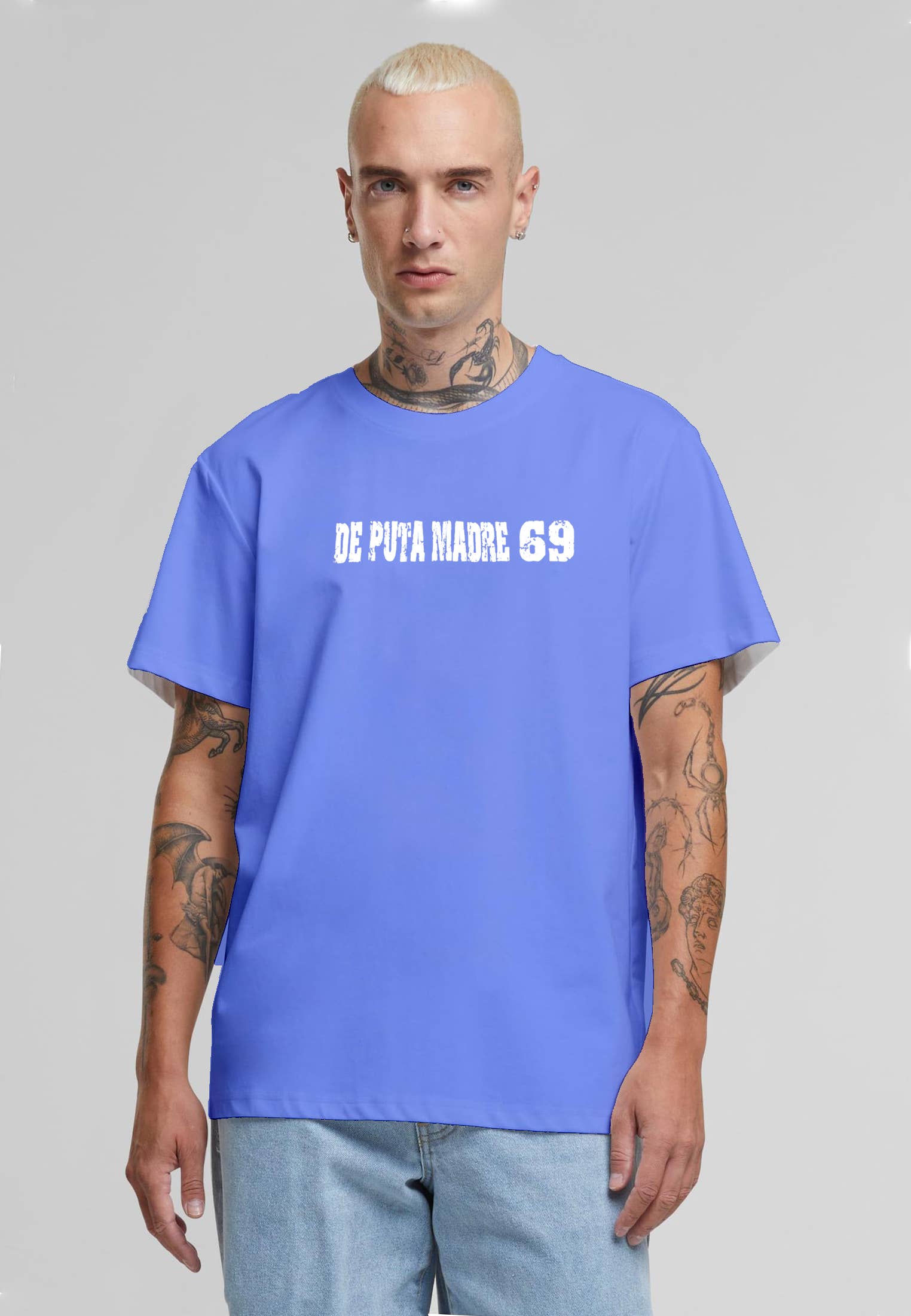 De Puta Madre 69 – wholesale T-shirt (graphic) – men's – DE PUTA MADRE 69 Crew Neck T-Shirt I'M WITH MY GANG9