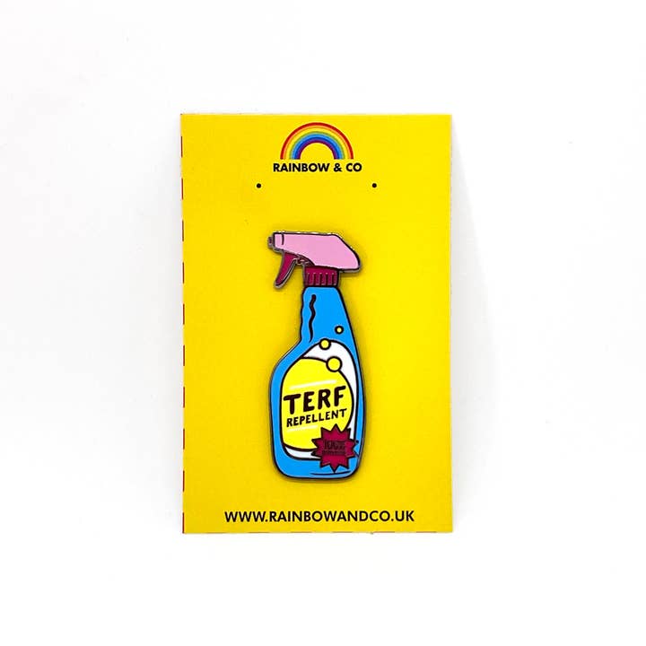 Rainbow & Co - Wholesale Lapel Pin/Button - TERF Repellent Pin