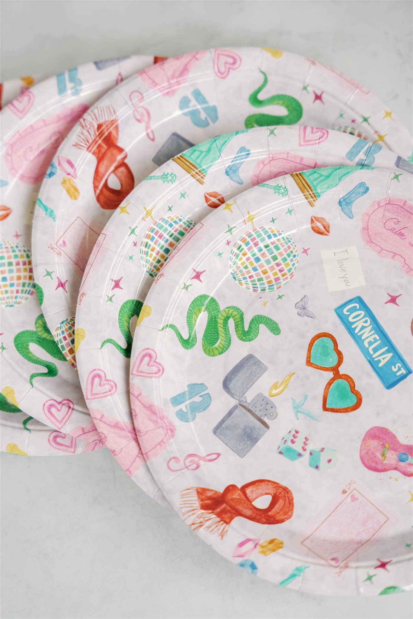 Gracefully Made Art - Wholesale Disposable Plate - Eras Paper Plate Pack1