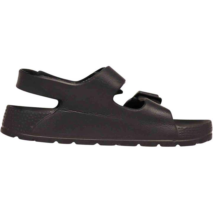 Eastern Off Price – wholesale Sandaler - Barn – Norty 2-Strap Slide Sandal för barn - Svart rem 41914