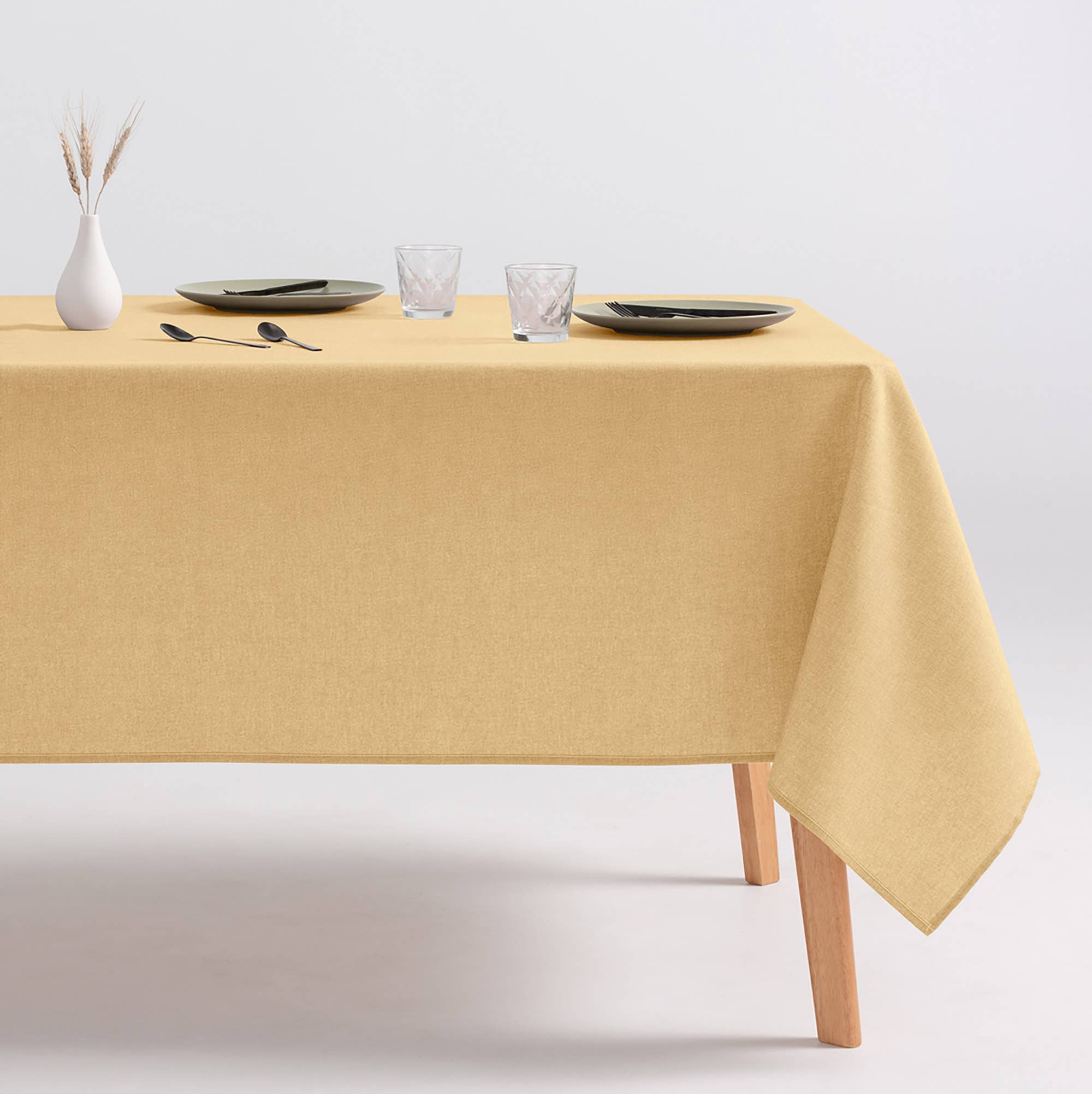 GAMUSI - Wholesale Tablecloth - Stain-resistant cotton tablecloth fabric feel INDIRA32