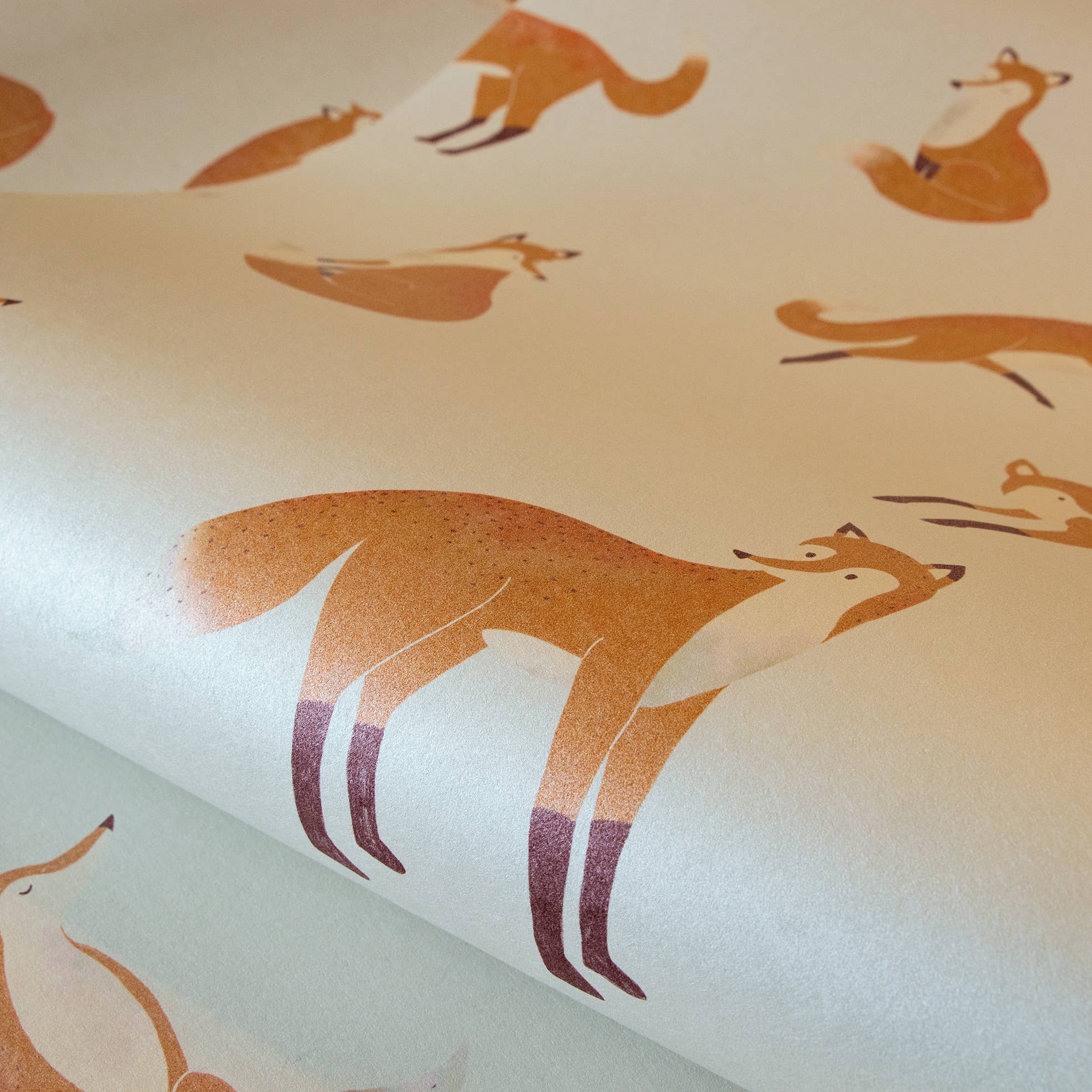 Galerie Wallcoverings - Wholesale Wallpaper - Great Kids Collection Smooth Glitter Friendly Foxes9