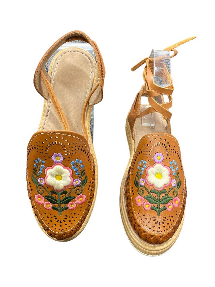 Cielito Lindo - Wholesale Sandals - Women's - Floral Wrap-around Sandals