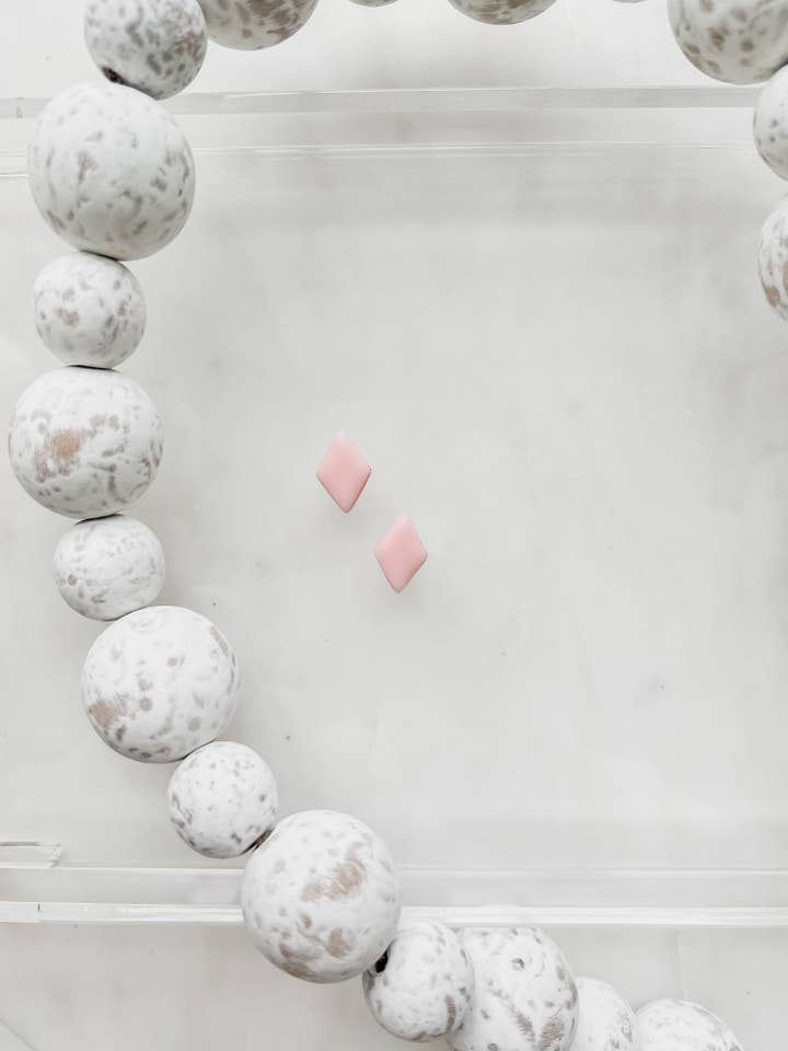 Pernos Diamante Rosa por atacado de Taylor Toms Designs