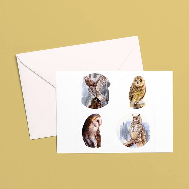 Bird Stickers: Variety Surprise Pack of Two Sheets (8 stickers) for wholesale by resetreality