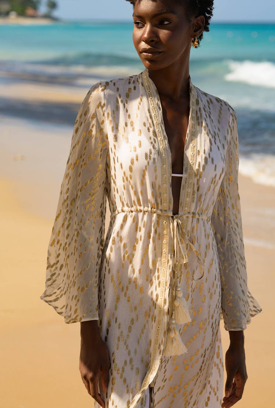 Sophia Alexia - Wholesale Kimono - Women's - Bora Bora Gold Glow Kimono8