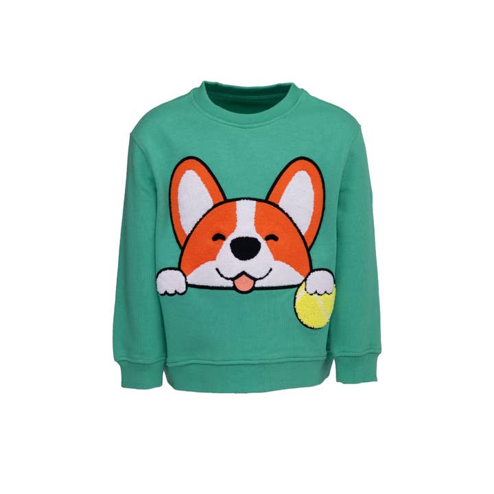 SUDADERA INFANTIL CORGI Jungle Green para venta al por mayor de CHIO MI