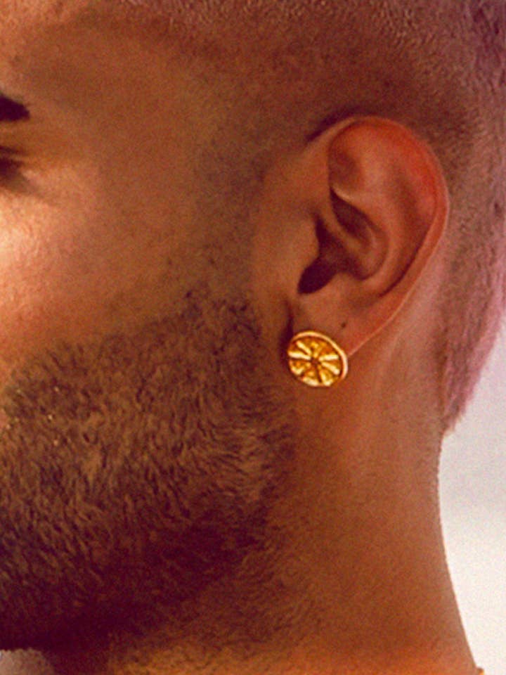 Mini Limoncino Ohrringe für den Großhandel von Persea Jewelry