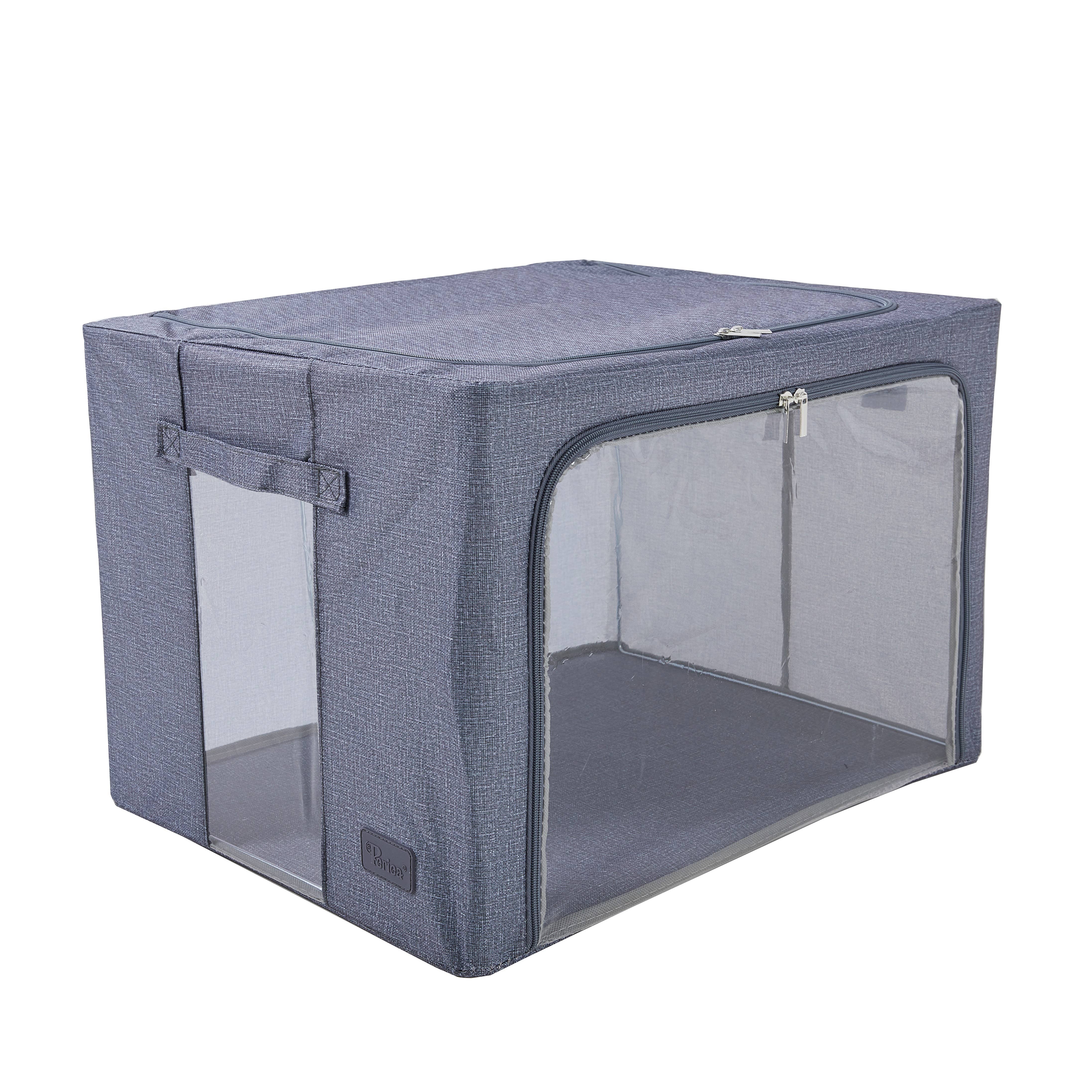 Periea - Vente Bacs de rangement - Periea Beau – Bac de rangement pliable avec structure métallique42