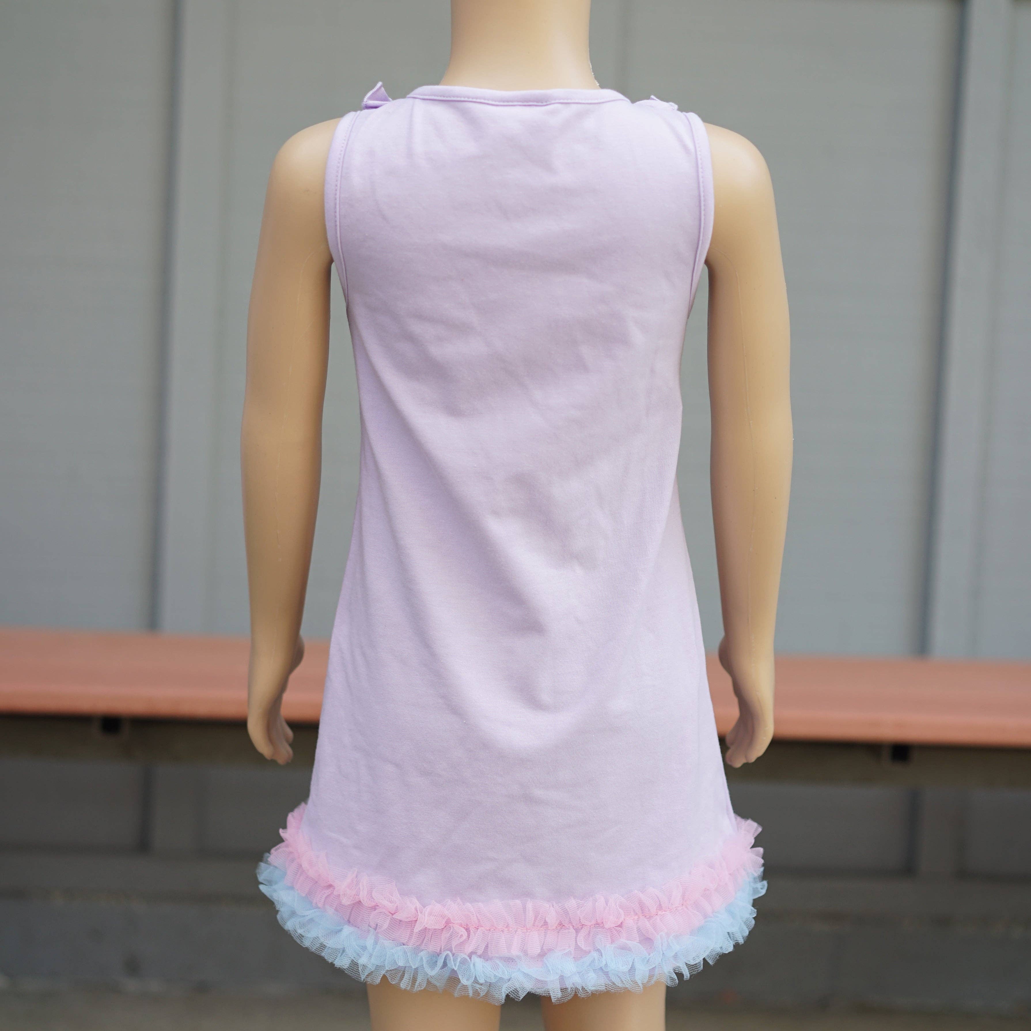Wenchoice - Wholesale Dress - Kids - Lavender My Little Pony Ruffle Cotton Dress2