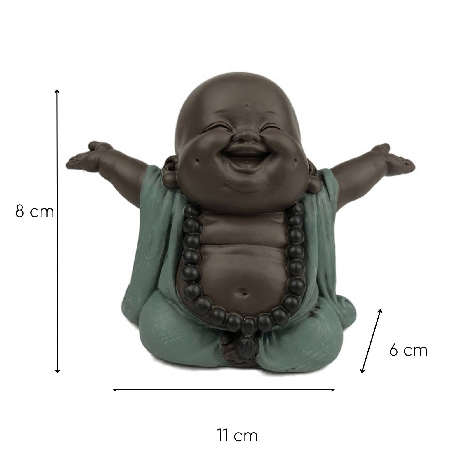 Zen'Arôme - Wholesale Ornament - Laughing Buddha Figurine Welcome Gift Idea Good Luck Charm3