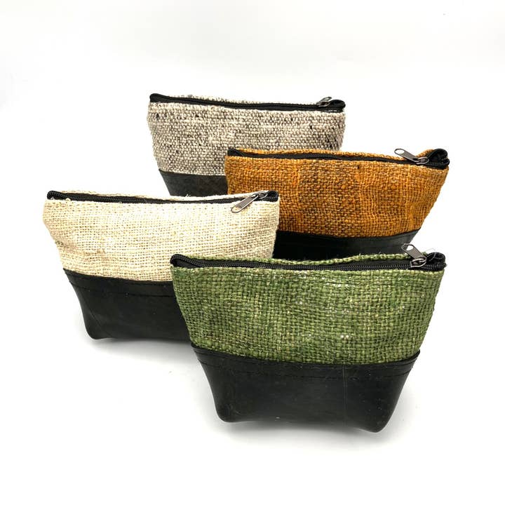 Women of the Cloud Forest - Wholesale Pouch - Unisex - Vegan Recycled Inner Tube and Hemp Pouch