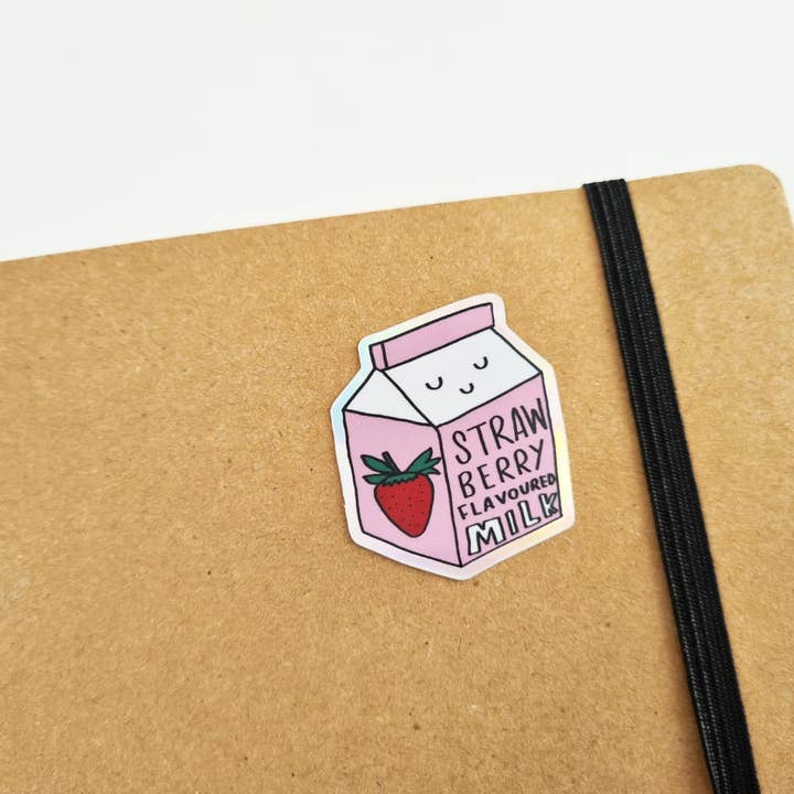 illustrationlisa - Wholesale Sticker - Mini Strawberry Milk Carton Sticker2