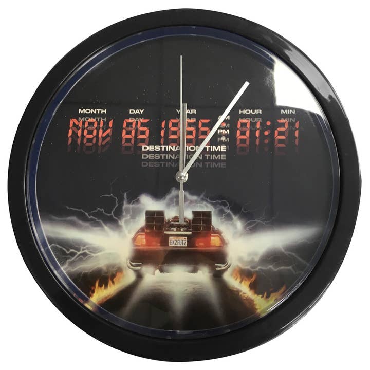 Joy Toy - Wholesale Wall Clock - BACK TO THE FUTURE WALL CLOCK