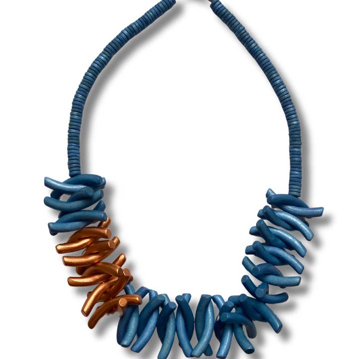 Bijondo - Wholesale Beaded/Pearl Necklace - Vinca Wood Necklace