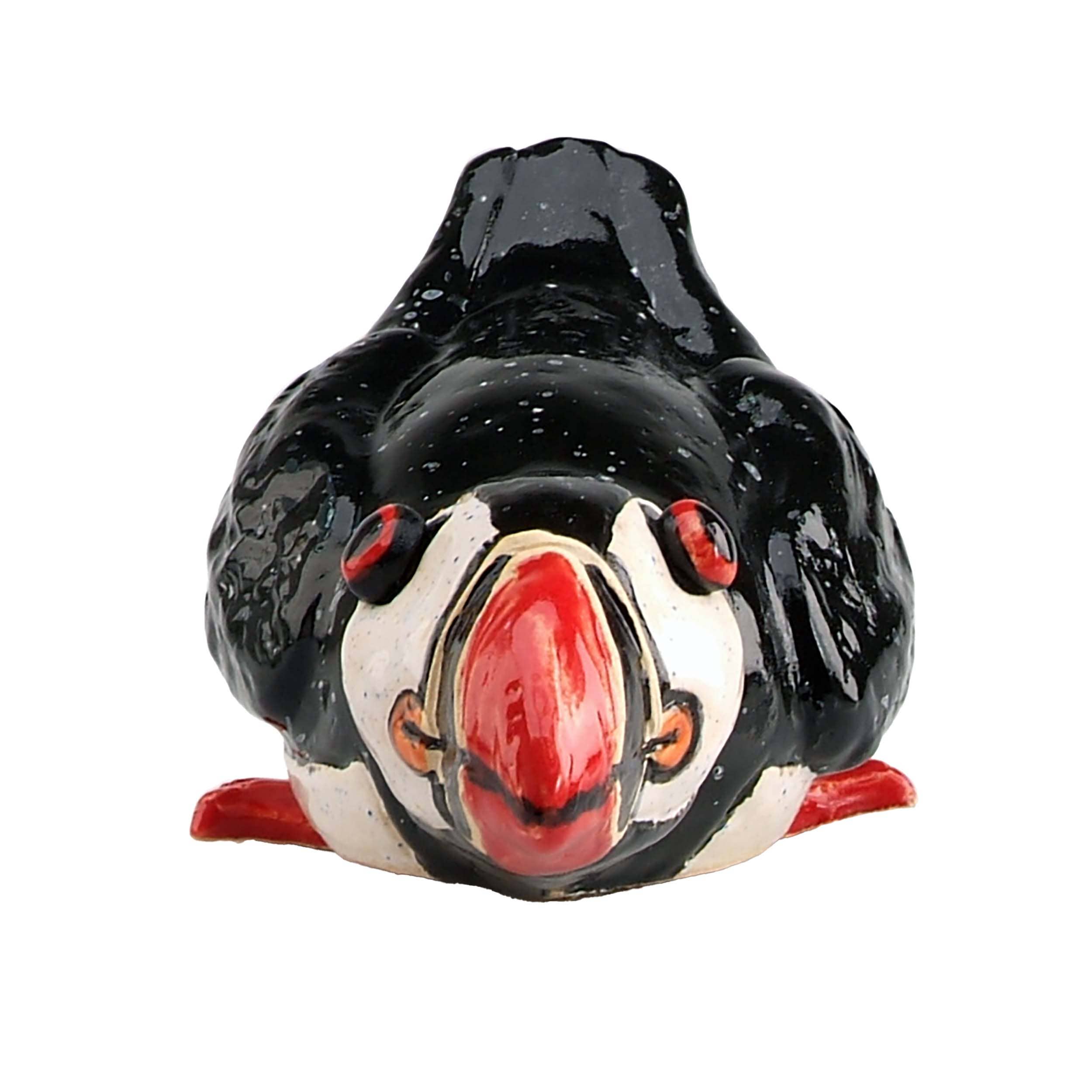 Enigma Supplies - Wholesale Decoratief beeldje - Handgemaakt keramisch beeldje zwemmende papegaaiduikerornament8